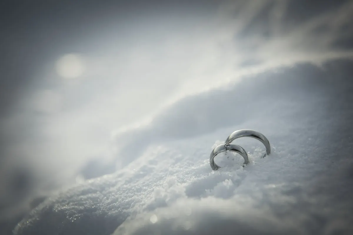 Eheringe im Schnee – Hochzeit Sigrid & Chris bei der Winterhochzeit