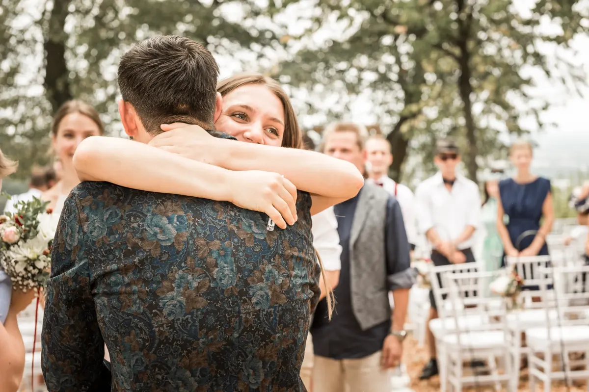 Glückwünsche der Familie – Hochzeit Theresa & David im Fürstenlager Bensheim